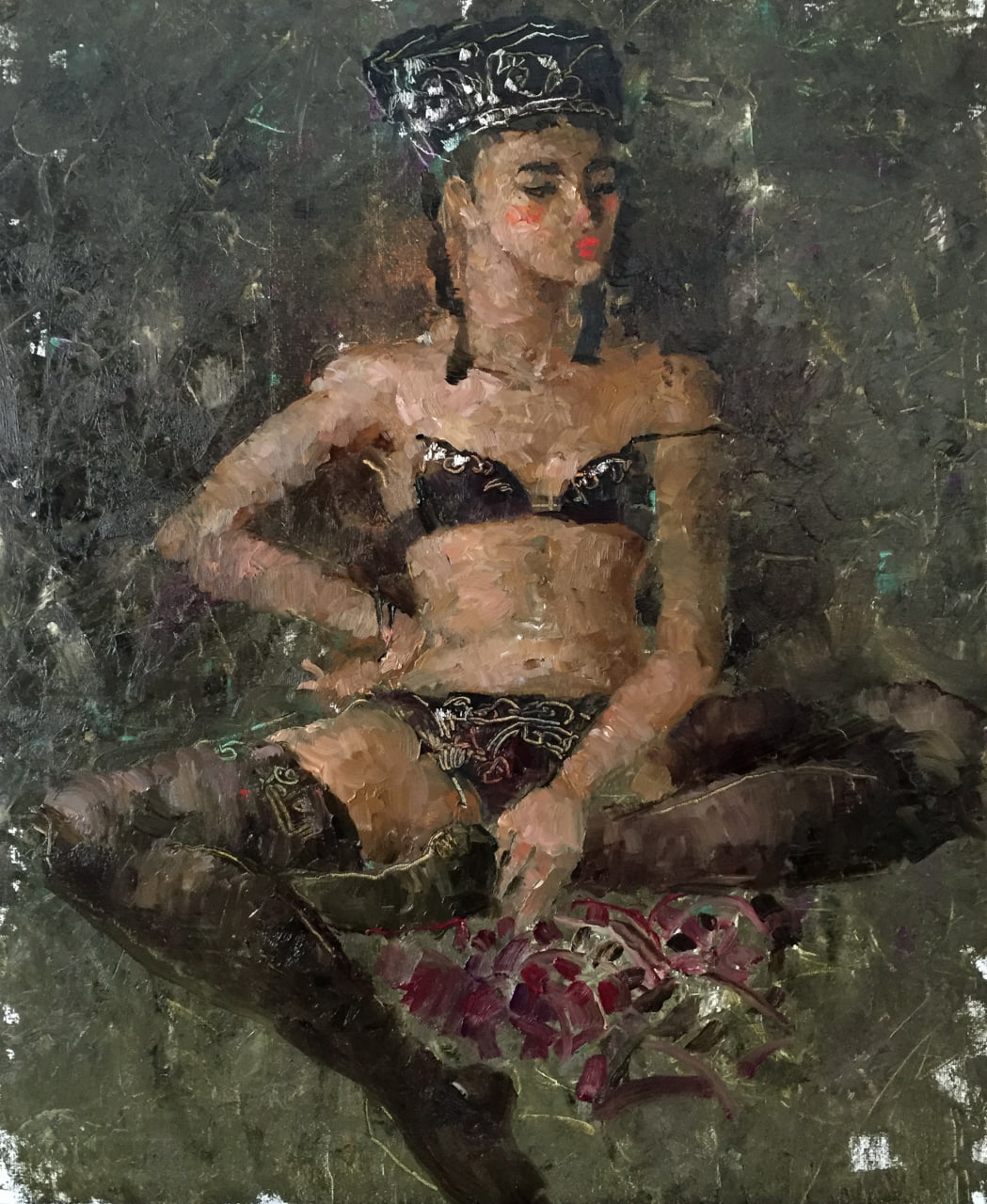 Черные чулочки