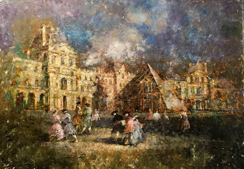 Дворец Лувр